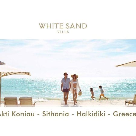 White Sand Villa Koviou Beach Nikiti Sithonia ภายนอก รูปภาพ