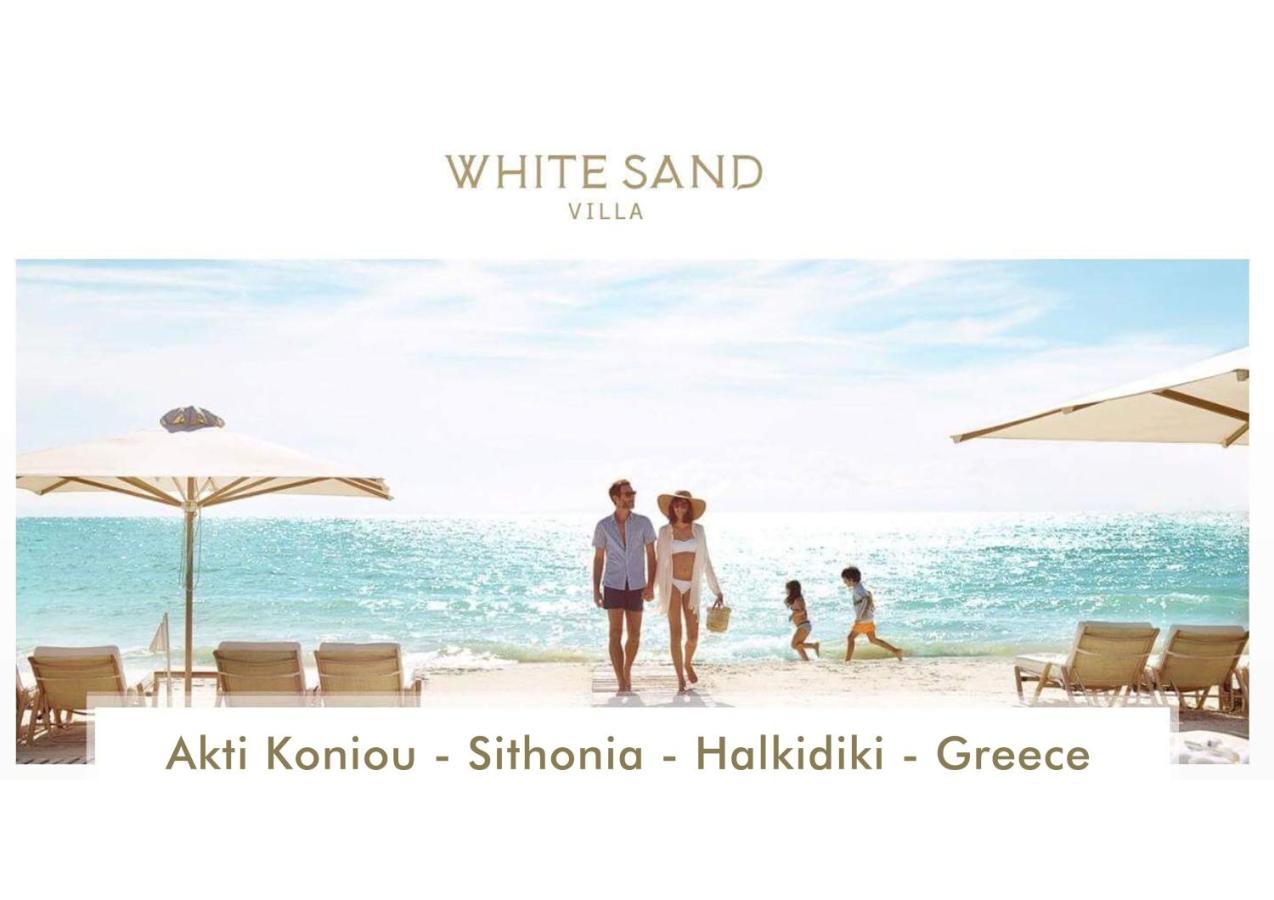 White Sand Villa Koviou Beach Nikiti Sithonia ภายนอก รูปภาพ